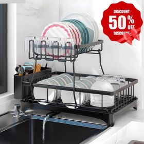 Kitchen Countertop Water Filter Rack- Prohibition Of Selling On The Temu Platform (Color: Black)